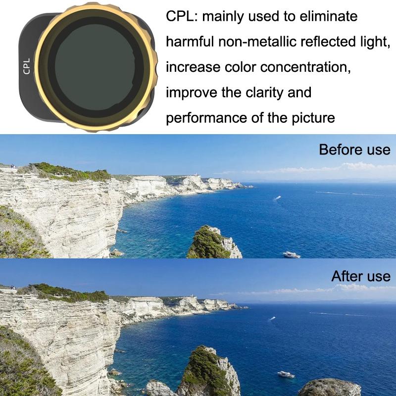 Pro Mini 3 Camera Filters Zg Cpl Style For Enhanced Photography Performance