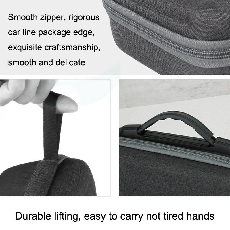 Storage Pouch For Handheld Devices With Suede Lining And Fabric Material