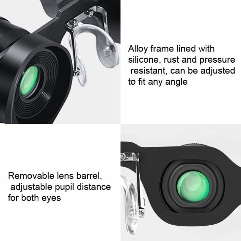 10X High Definition Adjustable Focus Fishing Binoculars For Outdoor Use