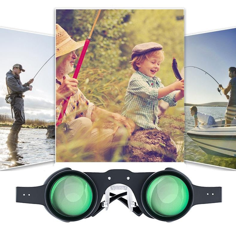 10X Hd Focus Fishing Binoculars With Polarized Lens For Clear Viewing