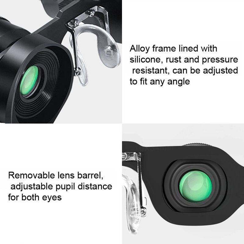 10X Hd Focus Fishing Binoculars With Polarized Lens For Clear Viewing