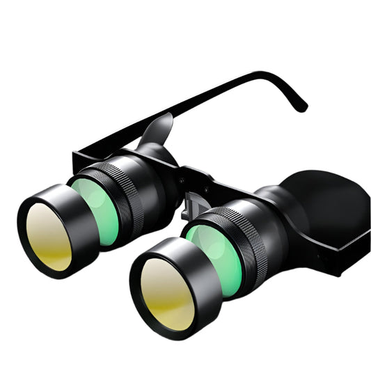 10X Hd Focus Fishing Binoculars With Polarized Yellow Lens