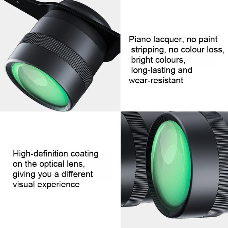10X Hd Focus Fishing Binoculars With Polarized Yellow Lens