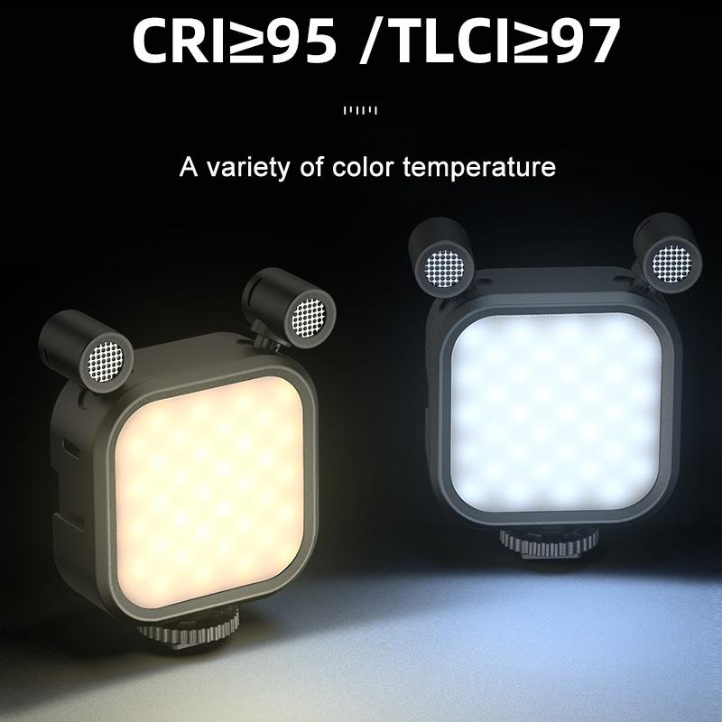 Multi Angle Stereo Microphone With Rgb Lights For Enhanced Audio Recording