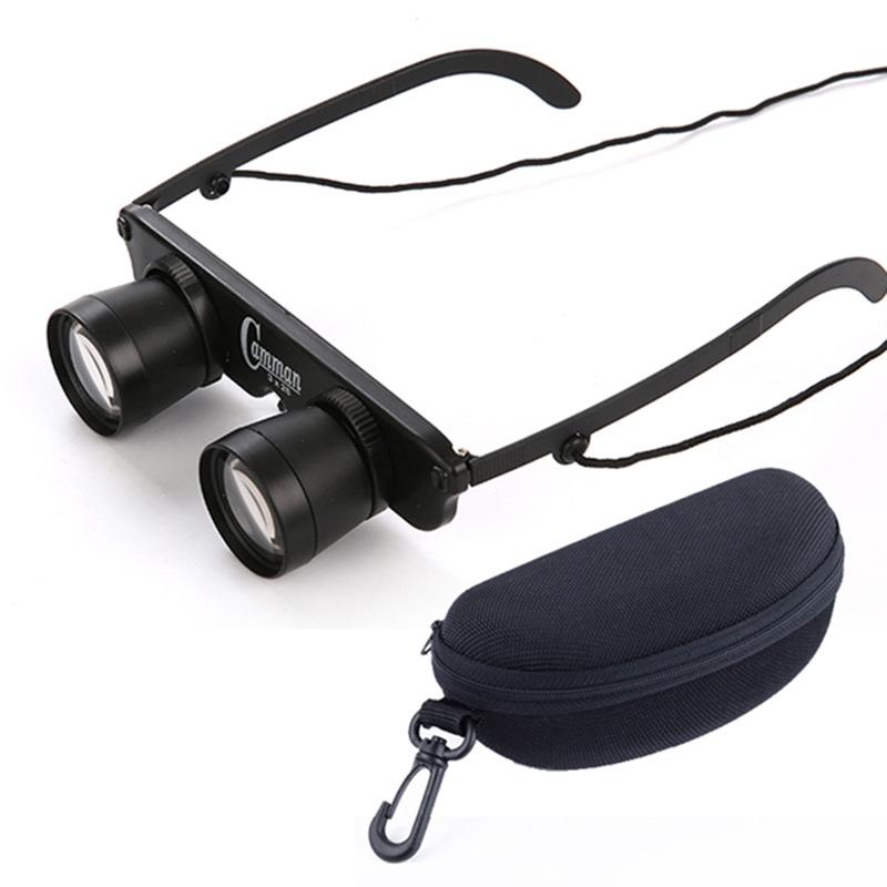 Focus Fishing Binoculars 3X28 With Glass Type And Zippered Case