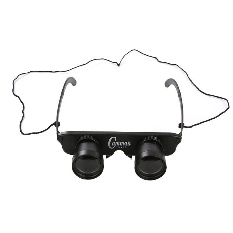 Focus Fishing Binoculars 3X28 With Glass Type And Zippered Case