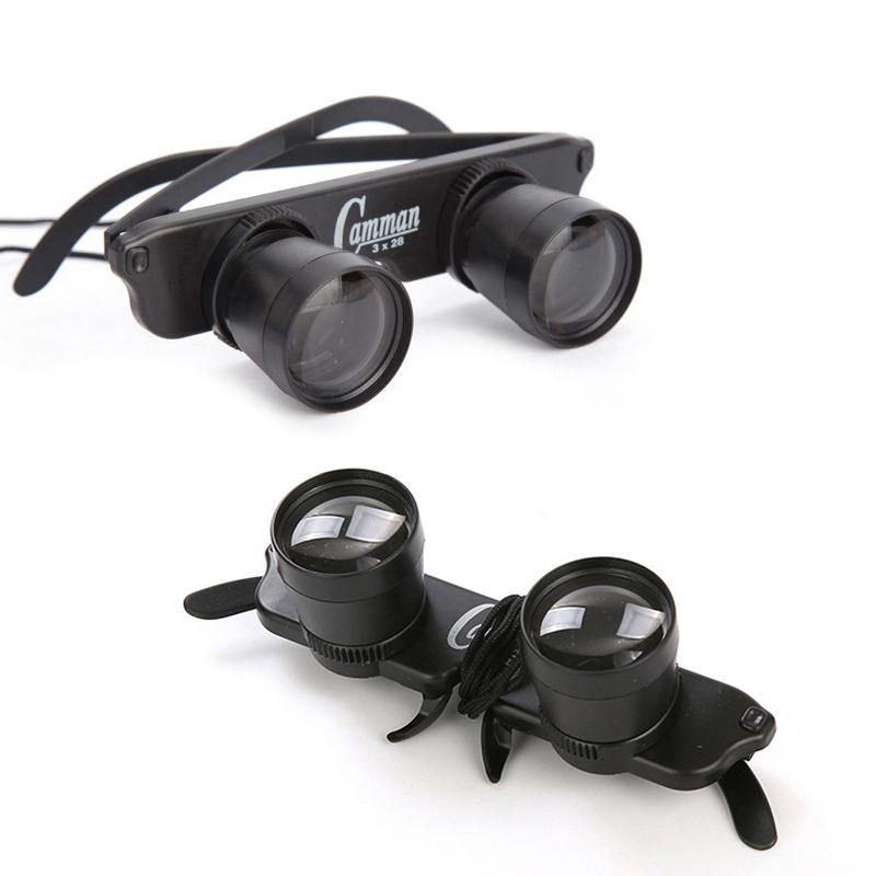 Focus Fishing Binoculars 3X28 With Glass Type And Zippered Case