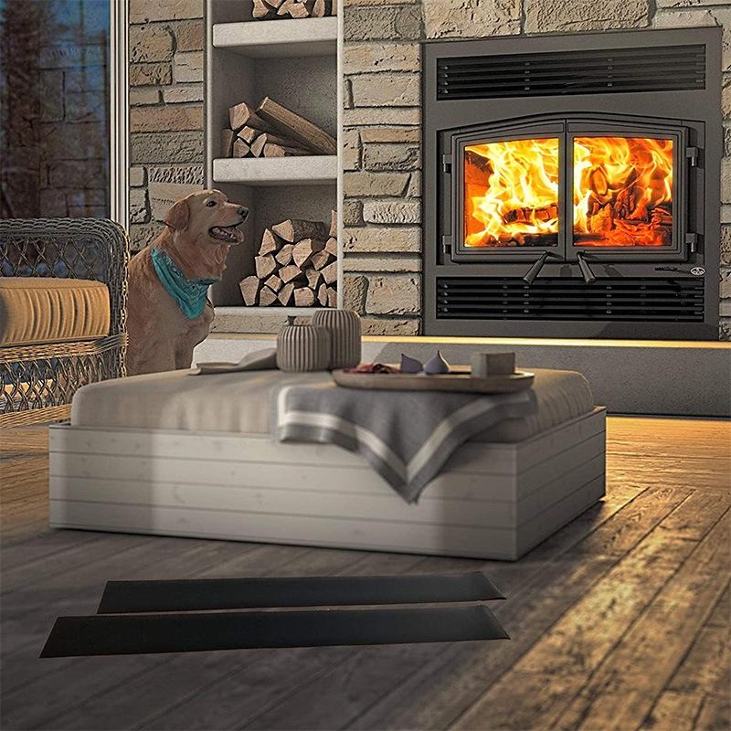 Two Pack Magnetic Fireplace Draft Stopper Ninety One Point Forty Four By Ten Sixteen Centimetres