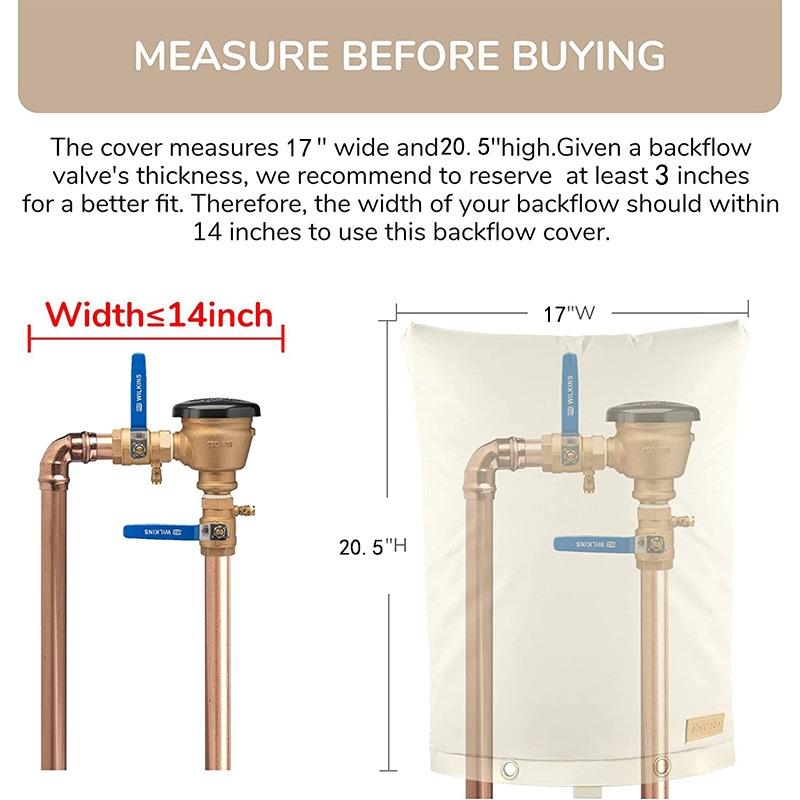 Anti Freeze Outdoor Faucet Protector 63 X 77Cm Backflow Valve