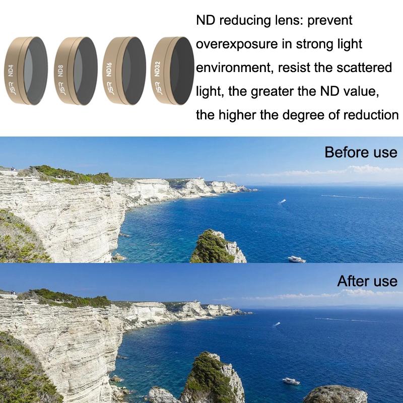 Nd4 Filter For Dji Action Camera Lg Style Lens Accessory