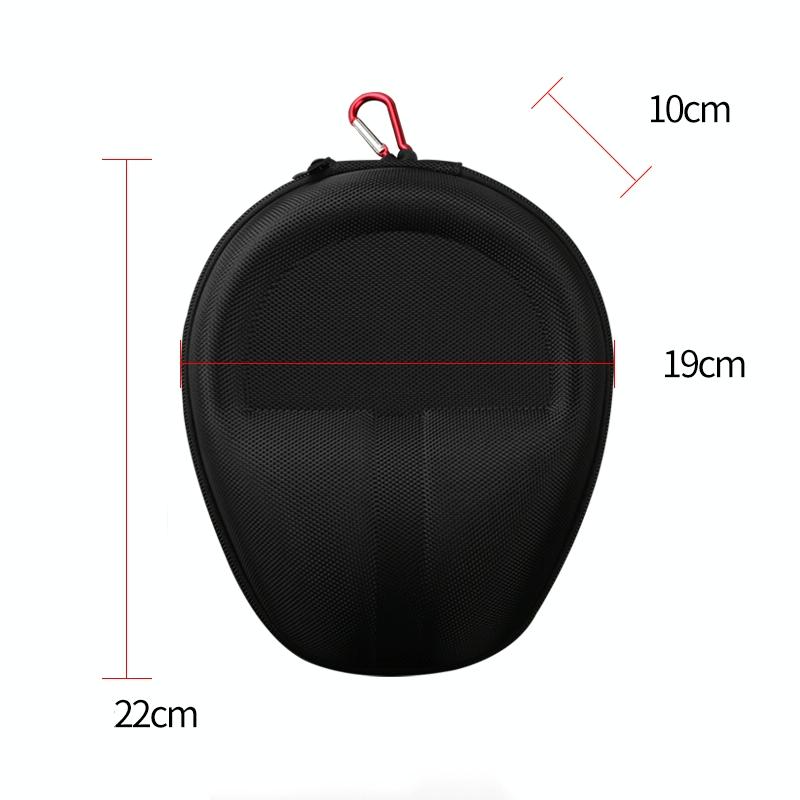 Compact Headphone Storage Bag In Black Organising Headphones And Accessories