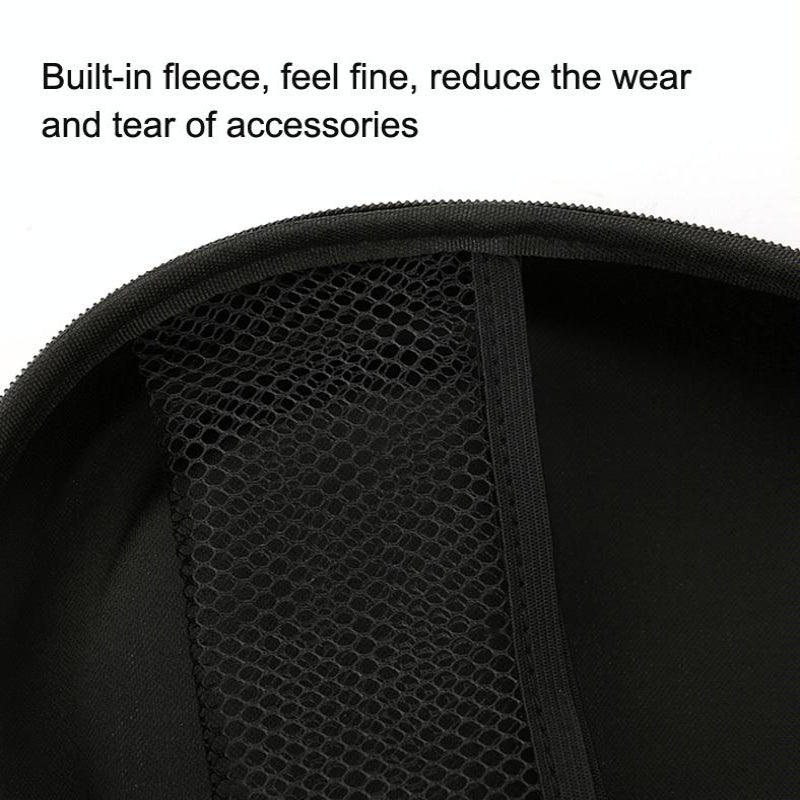 Compact Headphone Storage Bag In Black Organising Headphones And Accessories