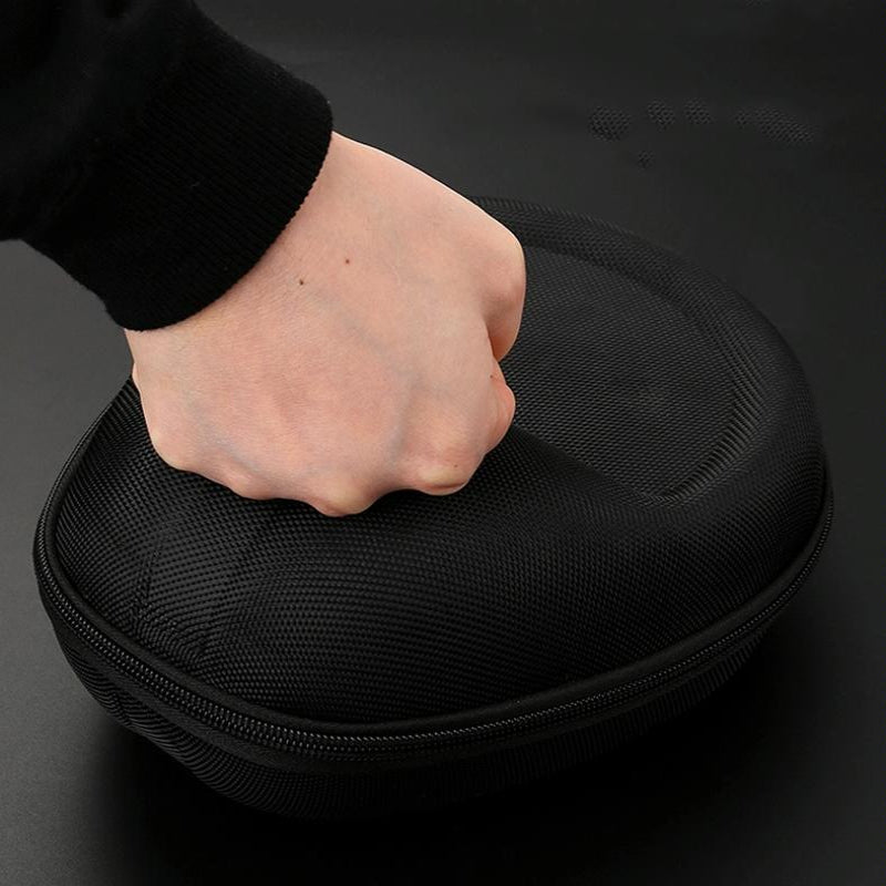 Compact Headphone Storage Bag In Black Organising Headphones And Accessories