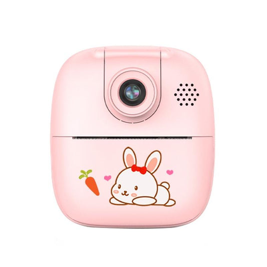 Rotating Lens Digital Camera For Kids In Pink With High Definition Printing