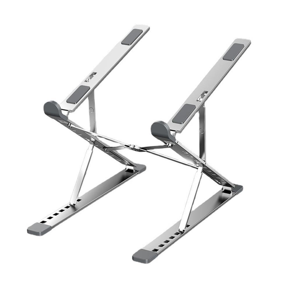 Foldable Aluminium Laptop Stand With Heat Dissipation For Portable Use