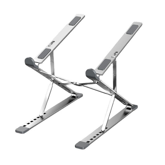 Foldable Aluminium Laptop Stand With Heat Dissipation For Portable Use