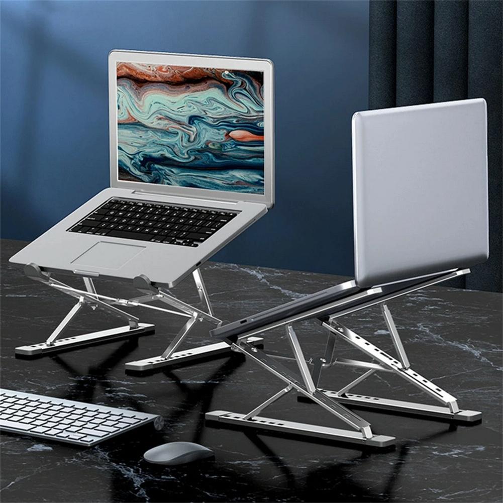 Foldable Aluminium Laptop Stand With Heat Dissipation And Portable Design