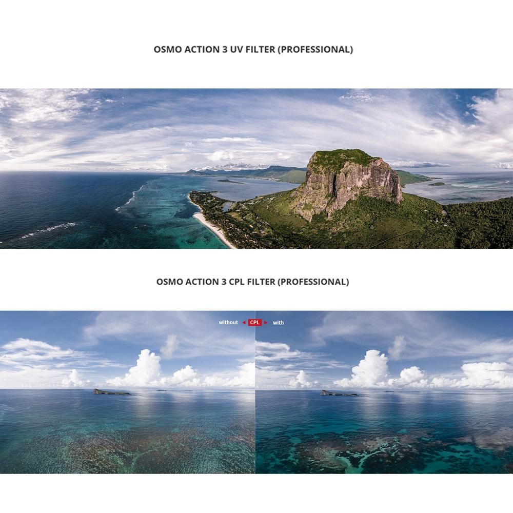 Pro Version Dji Action 3 Camera Lens Filter Set Ndpl 8 / 16 32 64