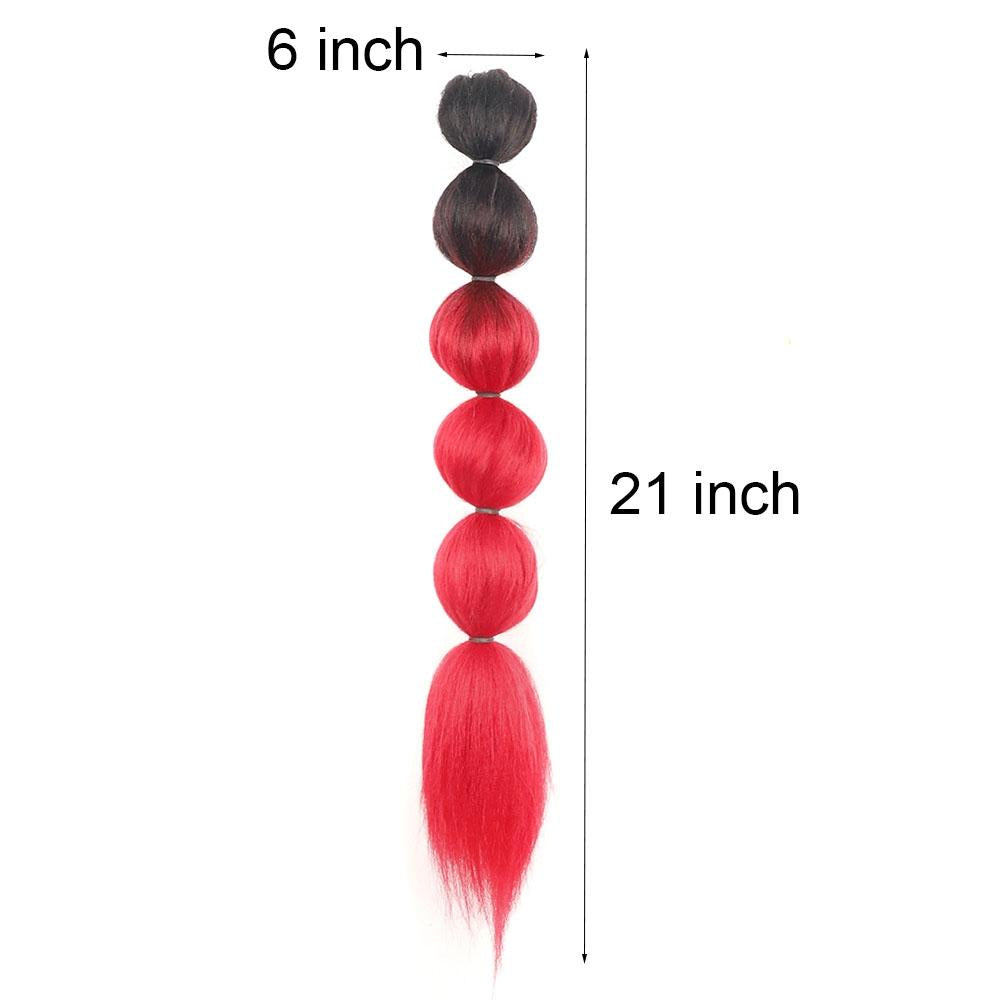 27 Shaggy Bubble Drawstring Ponytail Wig With Shape For Bold Style