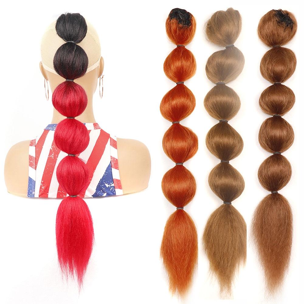 27 Shaggy Bubble Drawstring Ponytail Wig With Shape For Bold Style