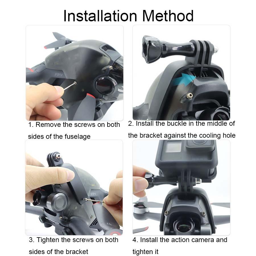 Universal Sports Camera Expansion Bracket For Gopro And Action Cameras