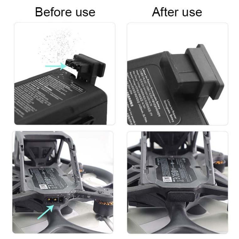 Four Piece Tpu Dust Plugs For Dji Avata Cqt 913407 Battery Protection Cover