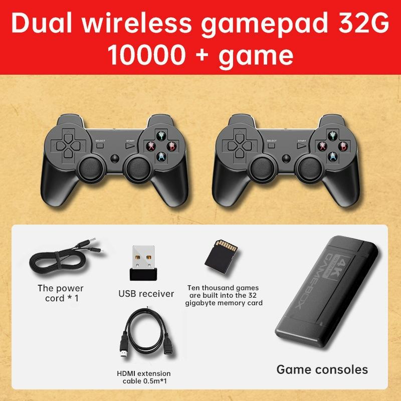 Wireless K9 Video Game Console With Double Battle And Built In Games 32 Gigabyte