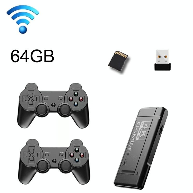 Wireless K9 Game Console With 15000 Built In Games For Tv Double Battle Simulation 64G