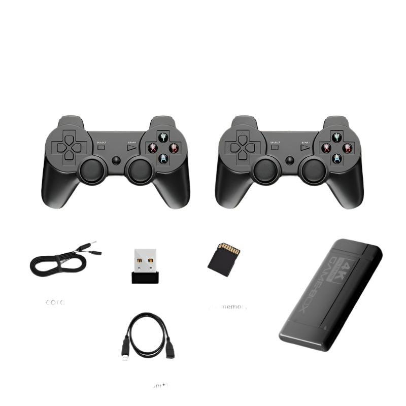 Wireless K9 Game Console With 15000 Built In Games For Tv Double Battle Simulation 64G