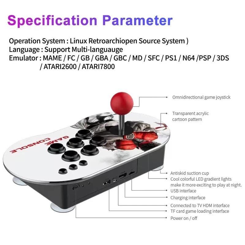 4K High Definition Television Console With Game Joystick Turret