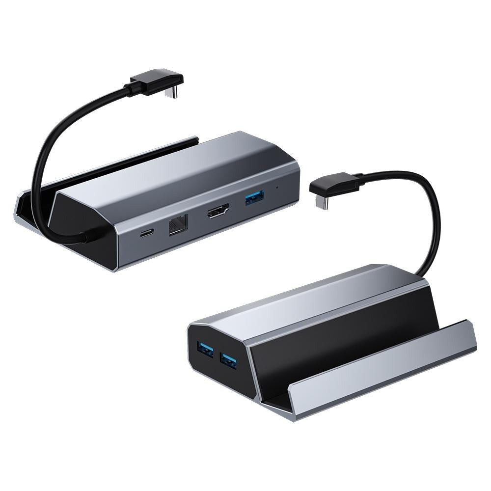 6 In 1 Steam Deck Expansion Dock With 4K Hdmi Output And Fast Charging Capability