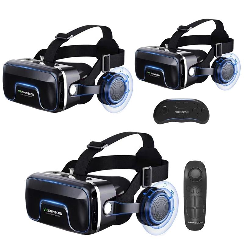 Virtual Reality Headset For 3D Gaming Seventh Generation With High Quality Lenses
