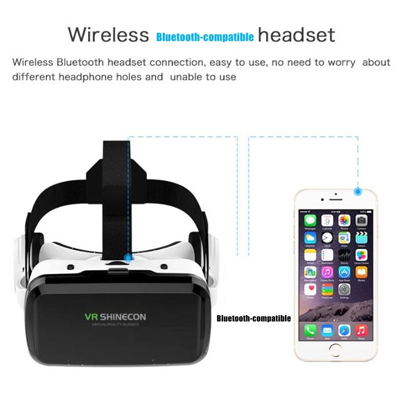 Wireless 3D Virtual Reality Headset Vrshinecon G04b For Movies And Gaming