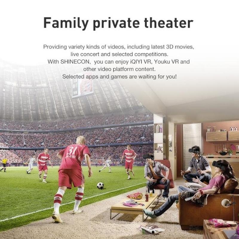 Wireless 3D Virtual Reality Headset Vrshinecon G04b For Movies And Gaming
