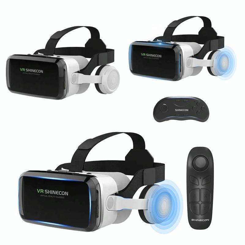 Wireless 3D Virtual Reality Headset With Bluetooth For Smartphones
