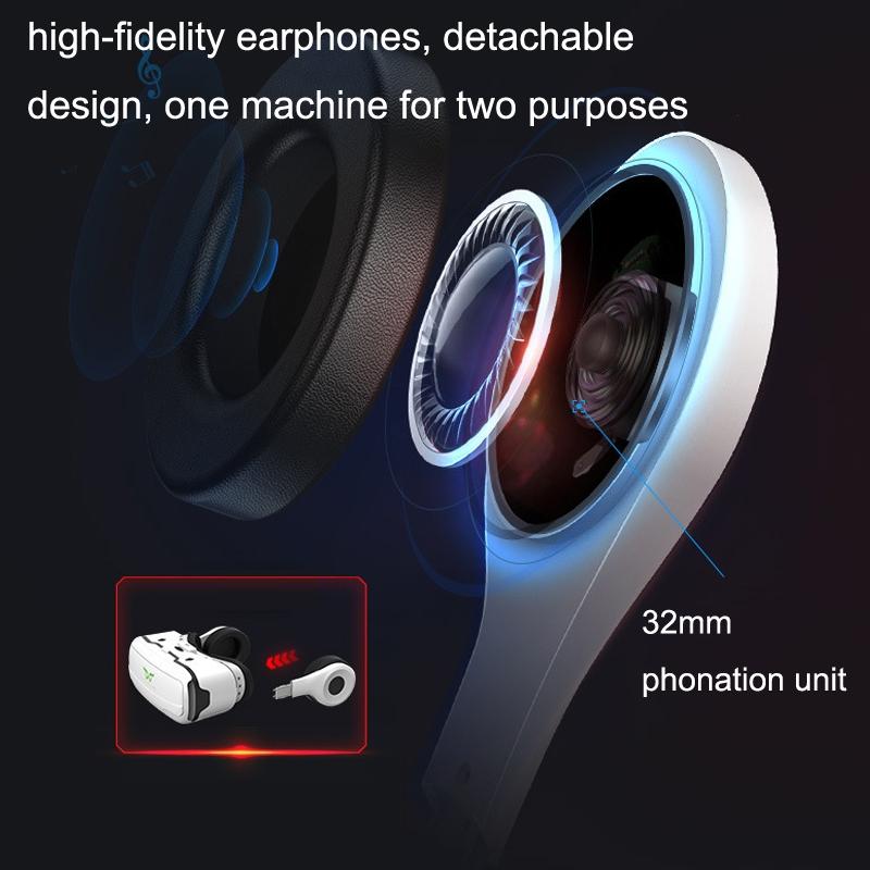 Wireless Bluetooth 3D Virtual Reality Headset For Smartphone Gaming Electronics