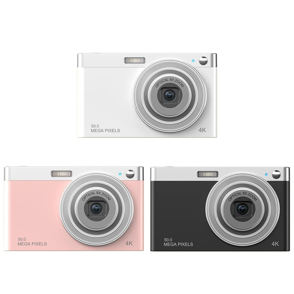4K 8X Optical Zoom Telescopic Lens For Digital Cameras In White