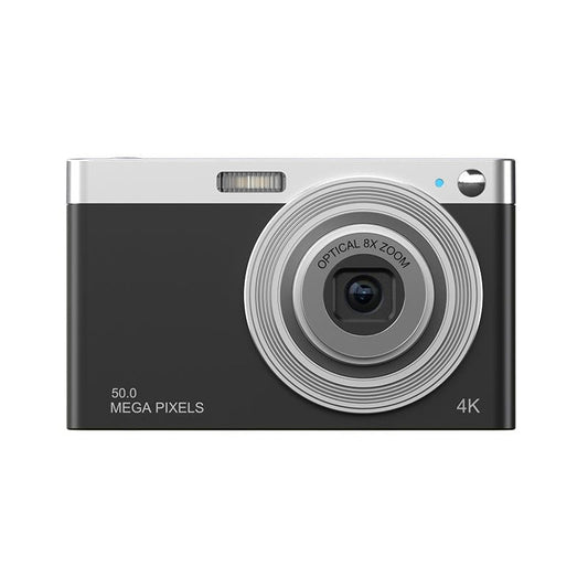 4K 8X Optical Zoom Telescopic Lens Digital Camera Black 2.88 Inch