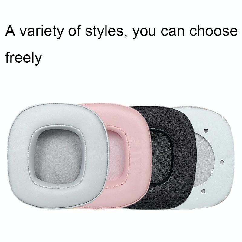 Breathable Headphone Covers Pair Ice Silk Black For Comfortable Listening