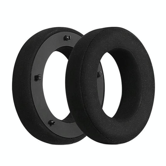 Breathable Leather Headset Cover For Focal Clear Mg Pro Black Fibre Two Pack