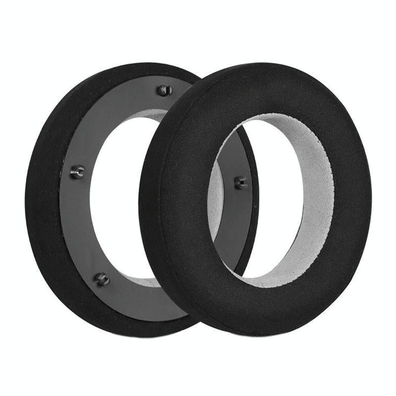 Breathable Leather Headset Cover For Focal Clear Mg Pro Black And Grey Two Pack