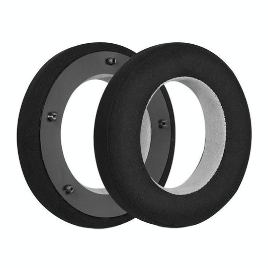 Breathable Leather Headset Cover For Focal Clear Mg Pro Black And Grey Two Pack