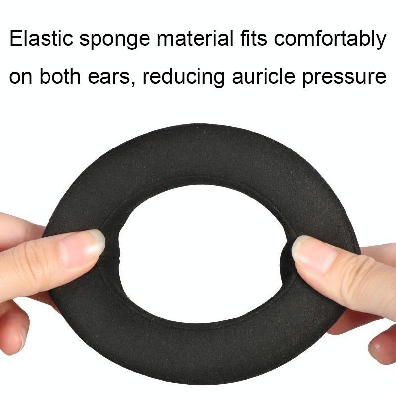 2Pcs Leather Breathable And Comfortable Headset Cover For Focal Clear Mg Pro Red