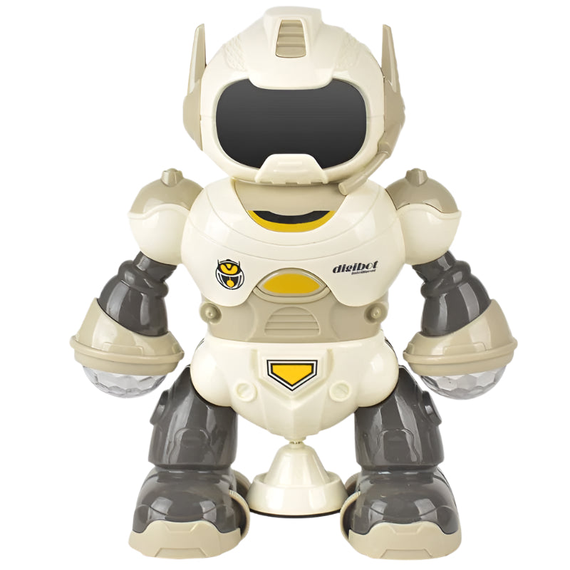 Smart Sound And Light Robot Toy For Children In Yellow