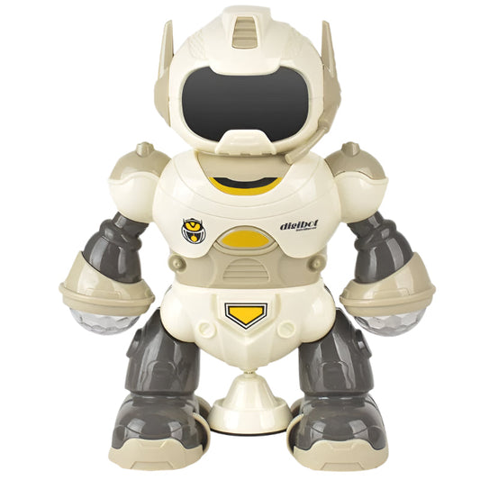 Smart Sound And Light Robot Toy For Children In Yellow