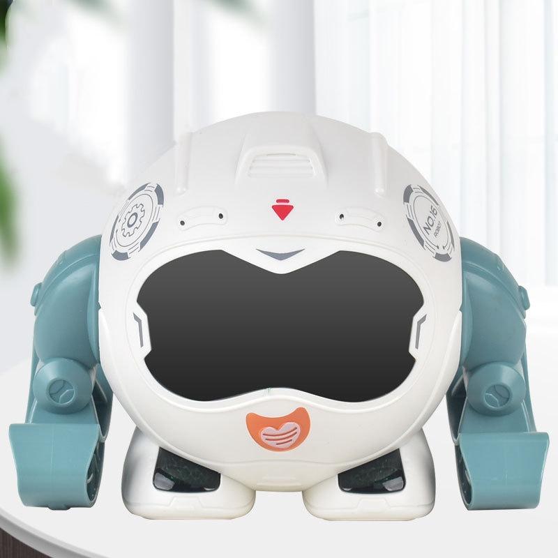Smart Sound And Light Robot Toy In Green For Interactive Play Experience
