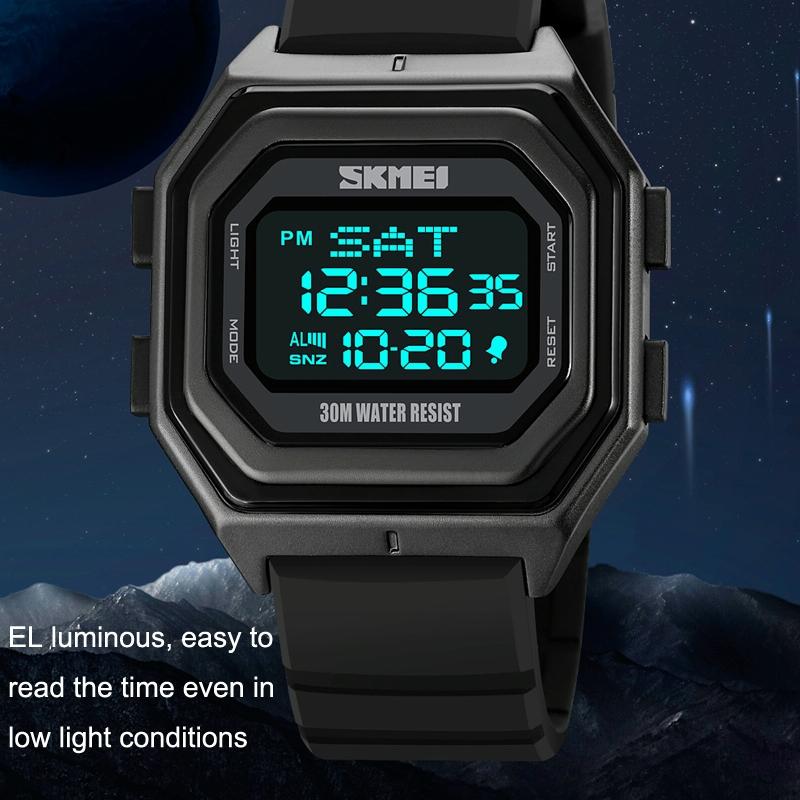 Veile Studios Multi Functional Outdoor Men Watch Electronic Timing