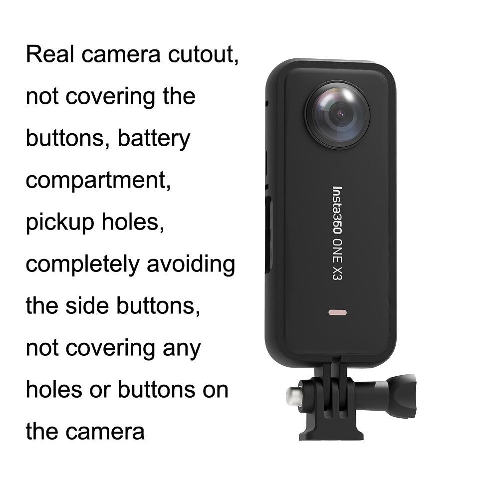 Panoramic Sports Camera Protection Case For Insta360 X3