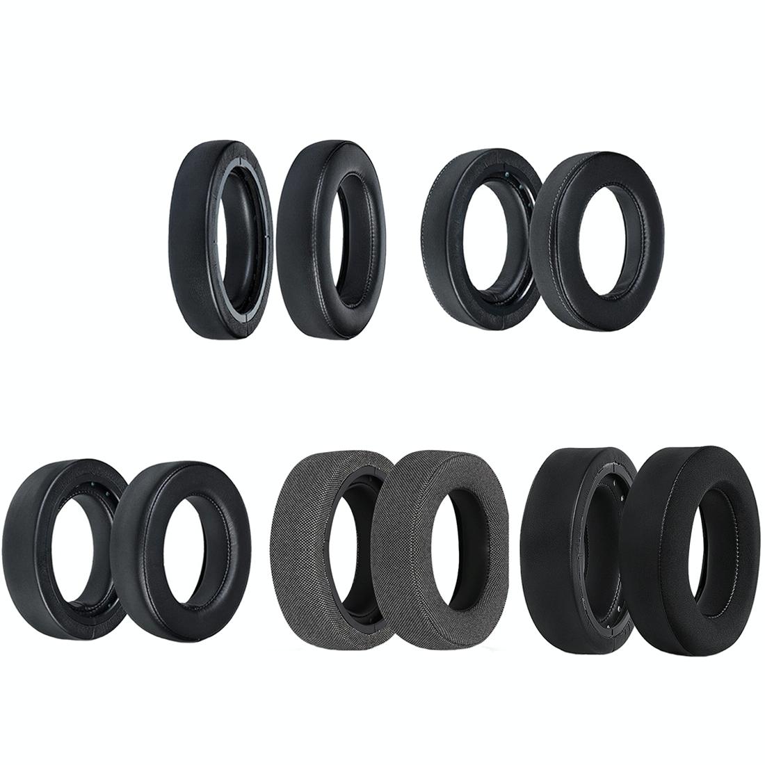 Soft Foam Earpads Black Covers For Over Headphones Replacement 2 Pack