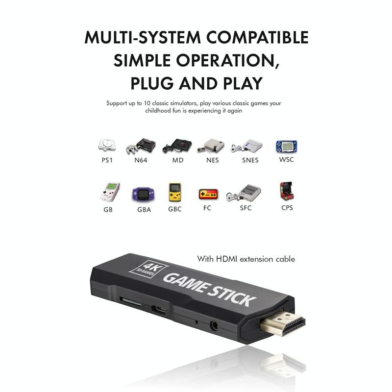 Wireless 4K High Definition Television Game Console With Thirty Thousand Games